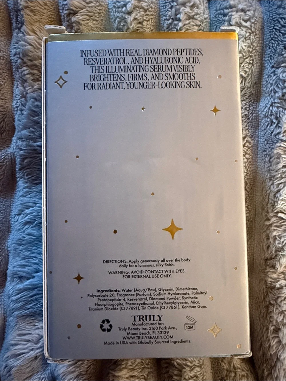 TRULY Diamond Baby Firm & Illuminate Body Serum
